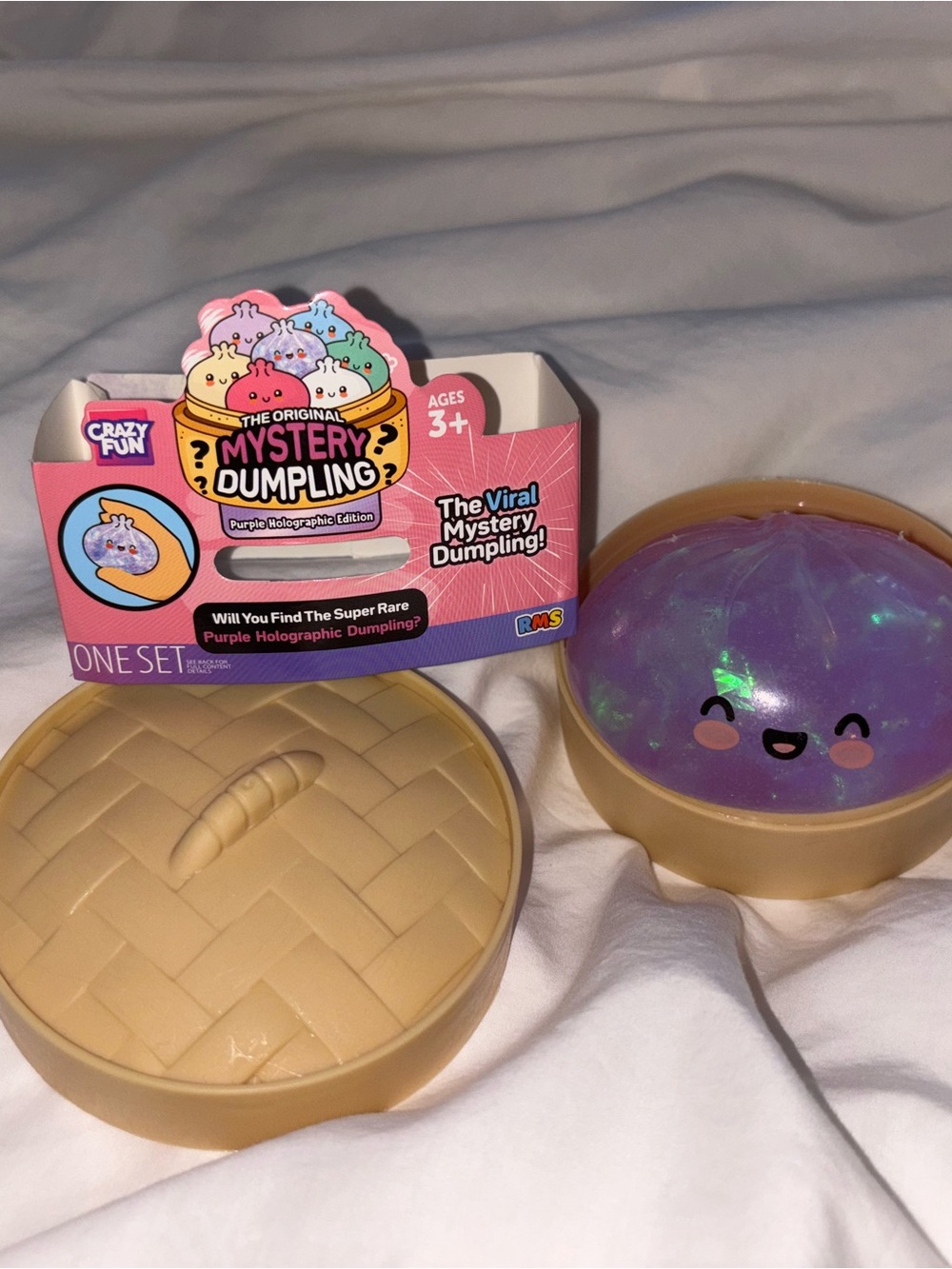 Viral and rare RMS purple holographic glitter dumpling!